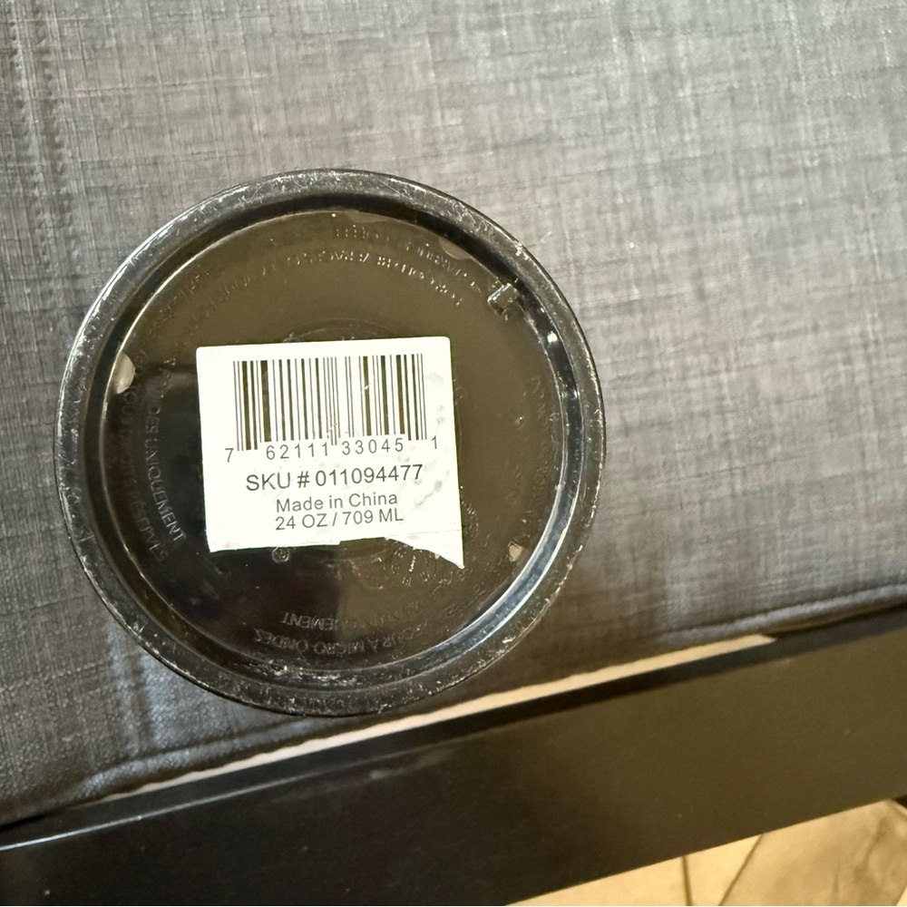 Starbucks Bling & sparkles silver & black sequins tumbler cold cup 24 oz - Picture 6 of 14
